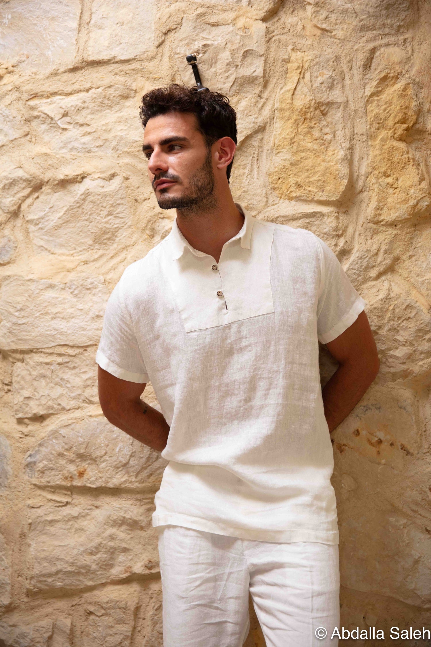 Alpine Cloud Full-Neck Chemise — lifestyle view 2