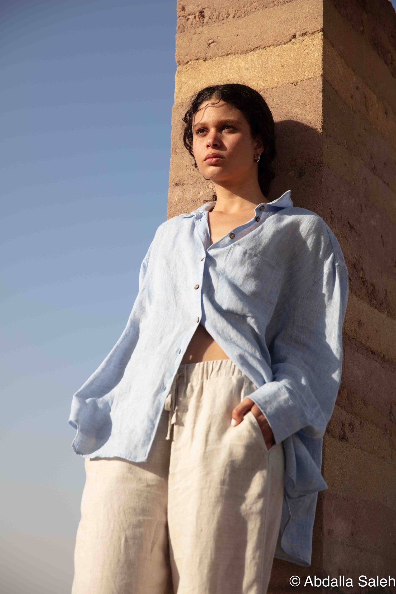 Bahar Azure Chemise — view 3